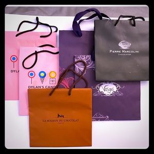 Favorite candy shop bags! Six total ❤️ Chic + cute